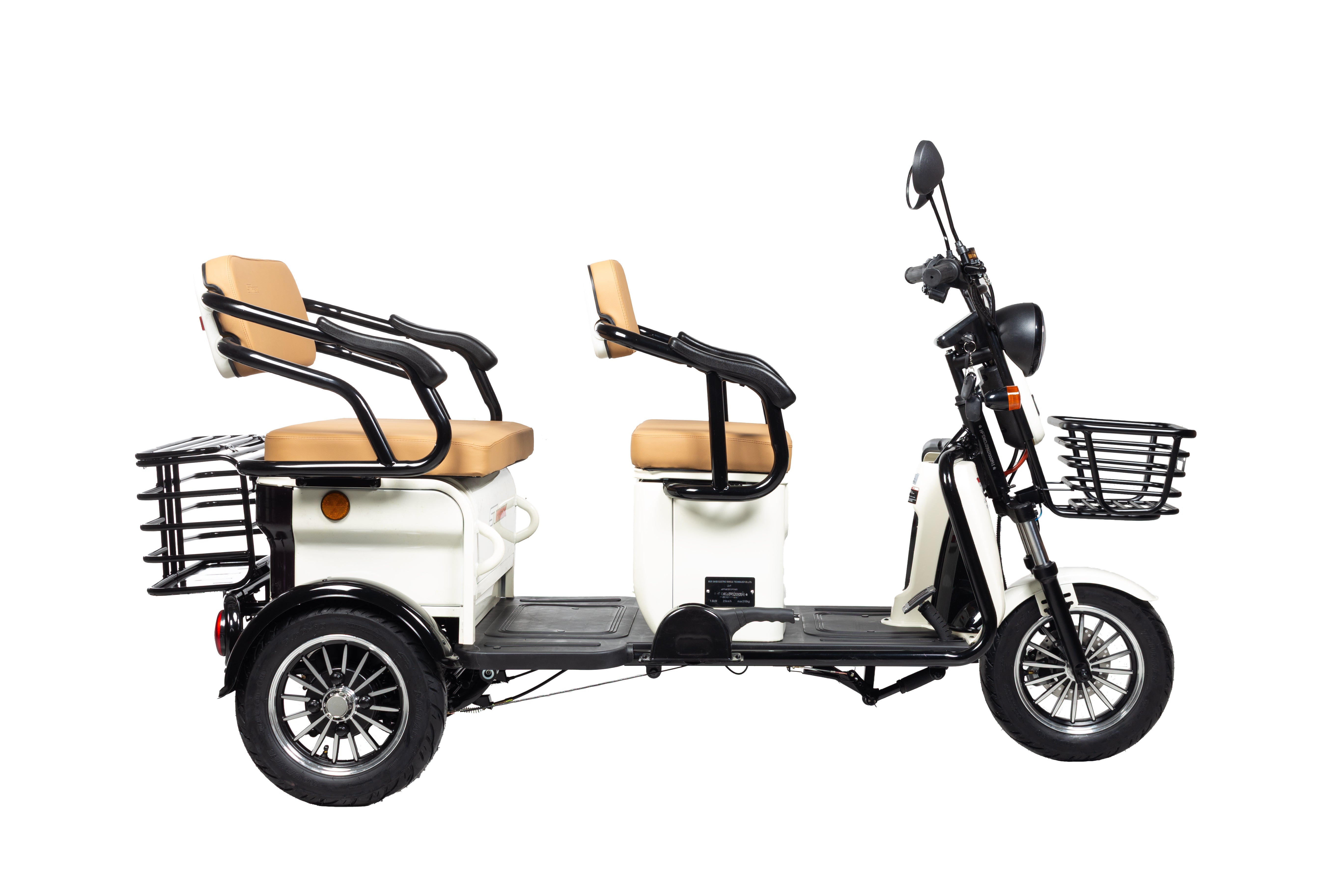 Stmax Elit 960 3 Tekerli 2 Kişilik Elektrikli Moped
