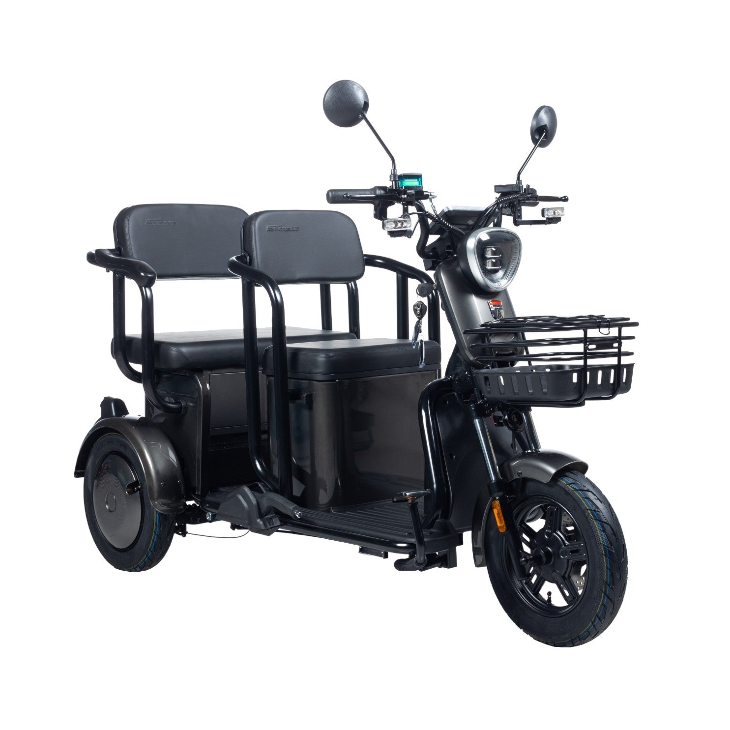 Stmax Elit 540 3 Tekerli 2 Kişilik Elektrikli Moped